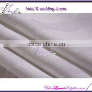 300TC, 3cm stripe wholesale white stripe bed sheets, striped bed linens in white for hotels