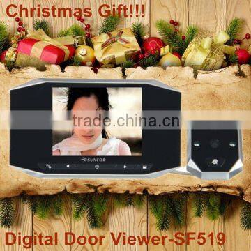 christmas 2014 motion detection color video door phone/video door doorbell