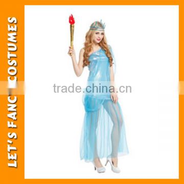 PGWC2584 Lady costume statue liberty greek goddess costume fancy dresses for girls