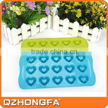 Brand new heart shape silicone baking cake mold ,silicon ice tray with great price