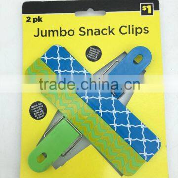 Jumbo Plastic Handy Magnetic Food Bag Clips Grip Clamp Keep Food Dry Fresh photo-2
