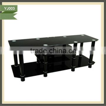 bracket for glass shelf furniture oval tv stand stand market used YJ003