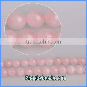 Wholesale 10mm Pink Loose Round Gemstone Beads In Strands PBS-QT1002