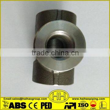 1/2" 3000# ASME B16.11 ASTM A105 Threaded Equal Tee