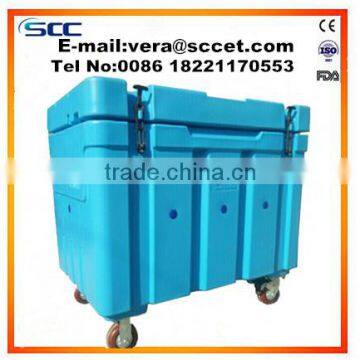 Roto Molding dry ice container flexible dry ice storage and deliver