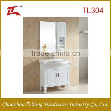 2015 hot sale round basin bathroom cabinet furniture with mirror