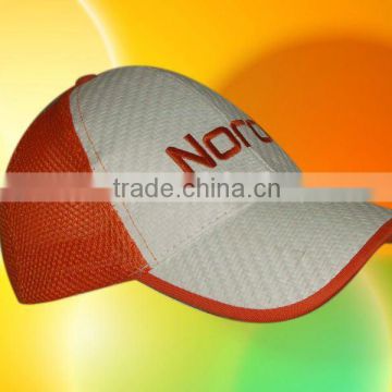 Natural straw cap