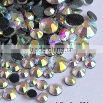 Wholesales Glitter Crystal AB DMC Quality Iron on Stone photo-2