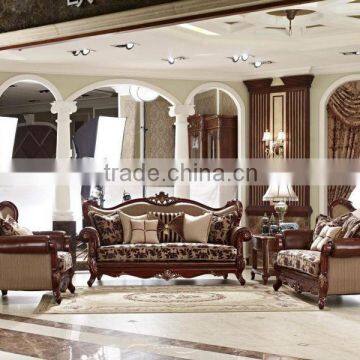 Antique wooden living room sofa 1+2+3