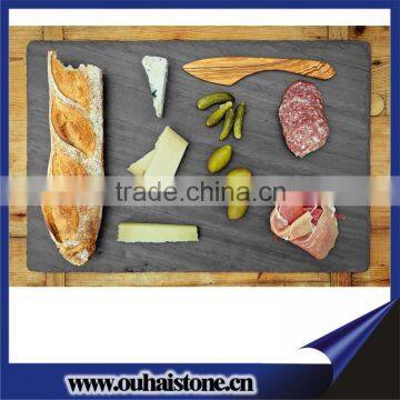 Stone boards slate buffet steak plate