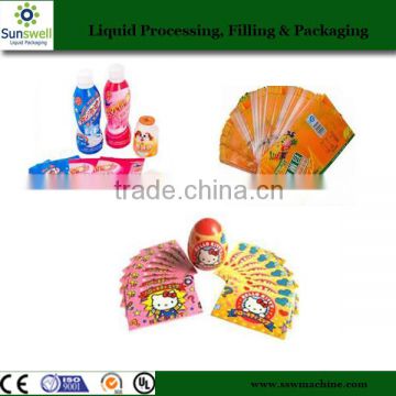 PVC waterproof shrink label for plastic bottles