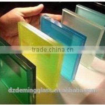 GOOD QUALITY tinted PVB laminated glass for building with ISO9001