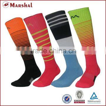 Men Sport Sock In Stock Colorful Striped Soccer Sock Factory Price Wholesale