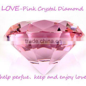 Fashion Valentine's day Love Gift Pink K9 High Quality Crystal Diamond