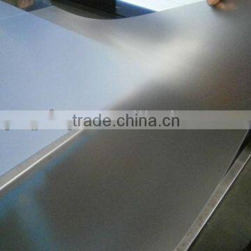 Transparent matt rigid PVC sheets