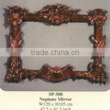 Neptune Mirror Mahogany Indoor Furniture