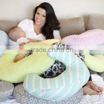 New Coming Modern Design Multifunction Minky Smooth Baby Nursing Pillow