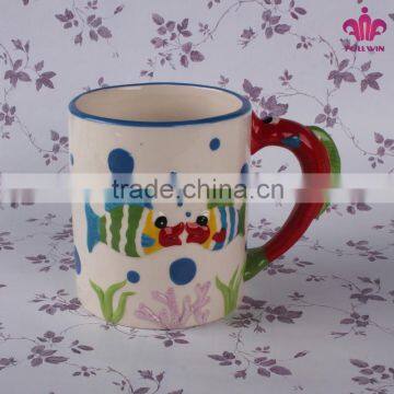 Custom Cheap Bulk Ceramic Fish Mug photo-4