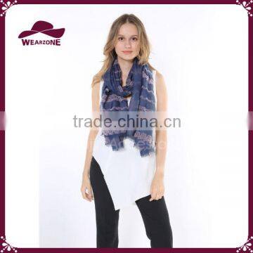 Wholesale China Long Digital Printing Silk Scarf