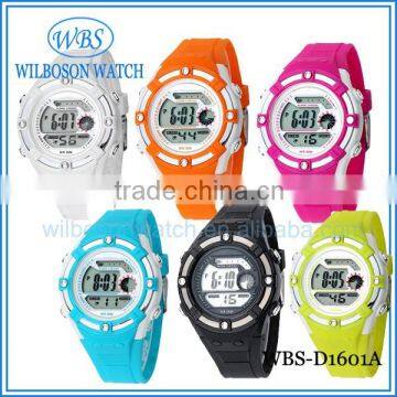 Custom rubber watch for kids digital watch for promotion