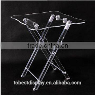 detachable smart design acrylic folding chair/clear acrylic chair/china acrylic chair with screws