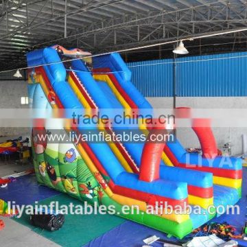 cheap commercial giant inflatable slide, inflatable jumping slide for sale