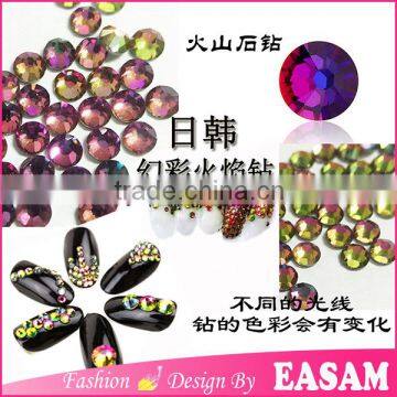 Easam new arrival lame rhinestone crystal strass beads for nail art