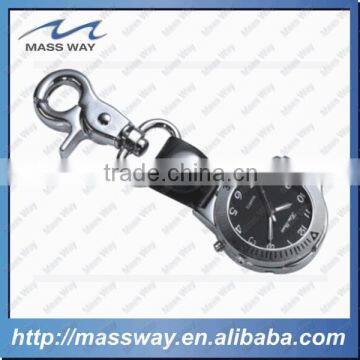 fashion custom 3D leather metal keychains watch                        
                                                Quality Choice