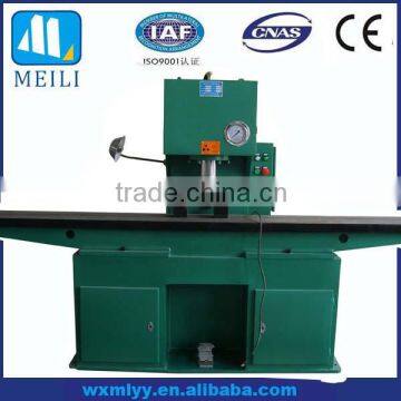 Being connected hydraulic swing arm cutting press