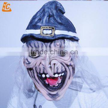 Halloween Custom Human Face Scary Realistic Cosplay Rubber Ugly Old Man Mask Latex Horror Mask photo-4