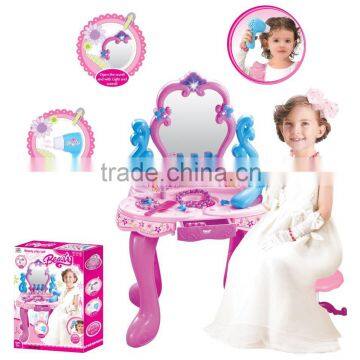 dresser set beauty play set high quality super set real action play set with light and music and wind