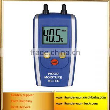 2 pin steel probe Digital wood moisture meter with LCD display for testing moisture