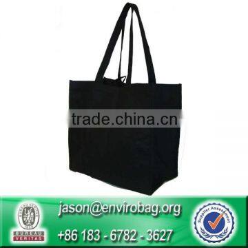 Custom Cheap Reusable Non Woven Black Gift Bag