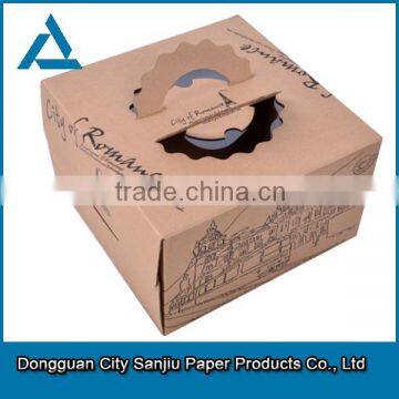 Custom Paper Cake Box With PVC Window Manufacturers