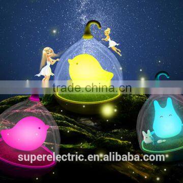 2016 Creative gift Lovely Birdcage LED Rechargeable Touch Dimmer Night Light