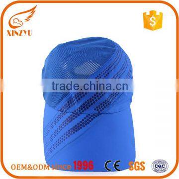 Promotional Breathable Mesh Caps Closure Blue Sport Cap photo-2