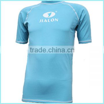 high quality custom rash guards short sleeve men