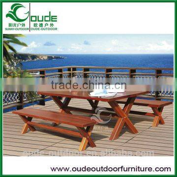 teak wood bench