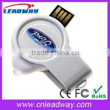 Epoxy Logo Swivel Plastic USB Flash Drive, 8GB Shinning Light New Design USB Flash Memory photo-4