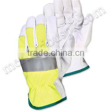 Leather Safety Driver Gloves