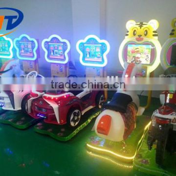 Horse racing new amusement indoor kiddie ride coin operated kids ride for sale