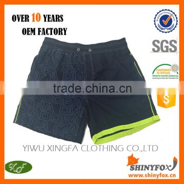 2016 newest popular beachwear boardshorts for men's swimwear