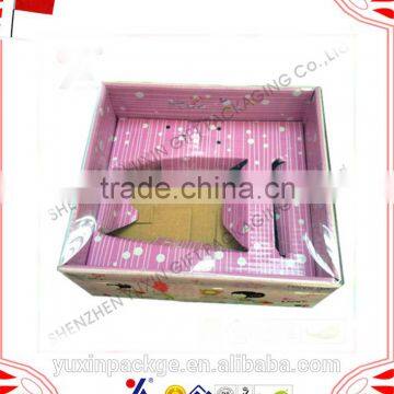 Customized Paper Corrugated / Packaging Box With Paper Insert and Lock for Any Products photo-2