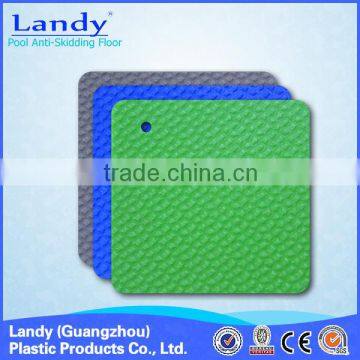 different colors of anti-slip pvc flooring for swimming pools