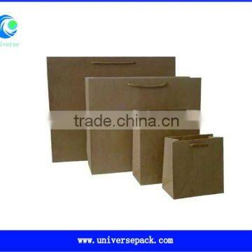 Custom Size Brown Bag Paper Packing Goods Made In China Bags With Simple Style