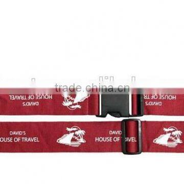 wholesale customized printing luggage belt luggage strap