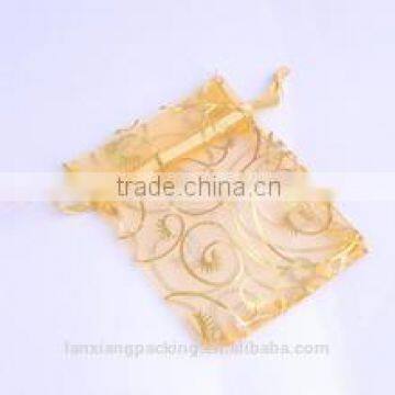 Organza pouch with tassel