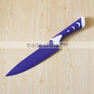 Coating Chef knife sun and moon handle