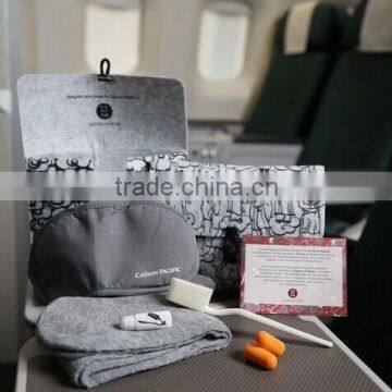 Cheap promotional air travel amenity kit