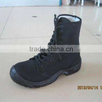 steel toe canvas boots